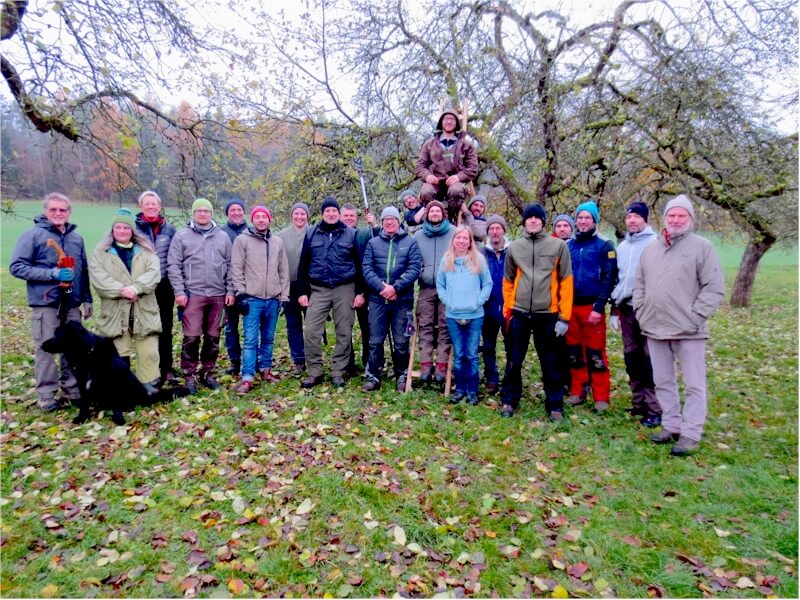 Kurs zum "Zertifizierten Landschaftsobstbaumpfleger" 2019